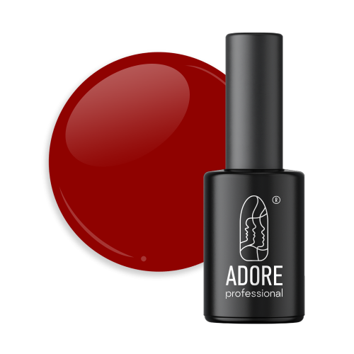 Гель-лак Adore 494  rustic бордово-красный 8мл