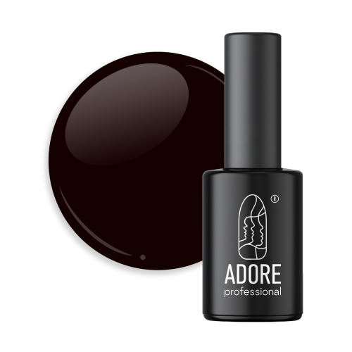 Гель-лак Adore 496 black cherry темно-вишневий 8мл