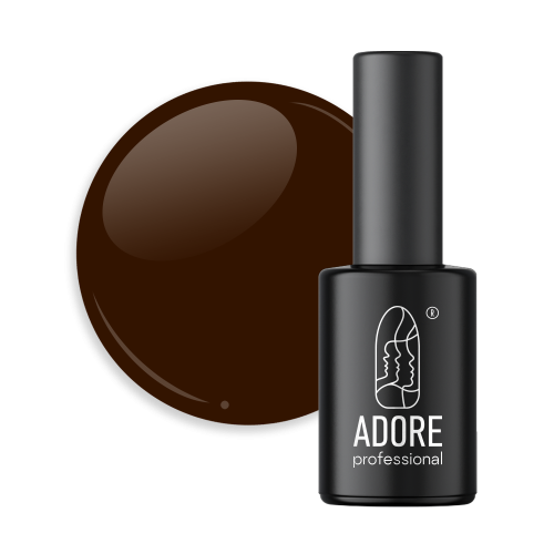 Гель-лак Adore 498 earth темно-коричневый 8мл