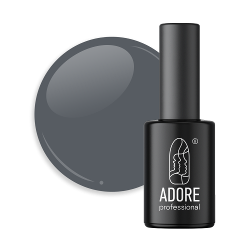 Гель-лак Adore 509  iron  классический серый 8мл