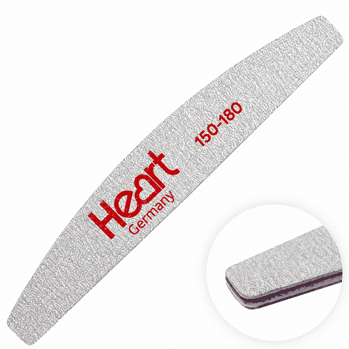 Пилка для нігтів HEART Half 150/180