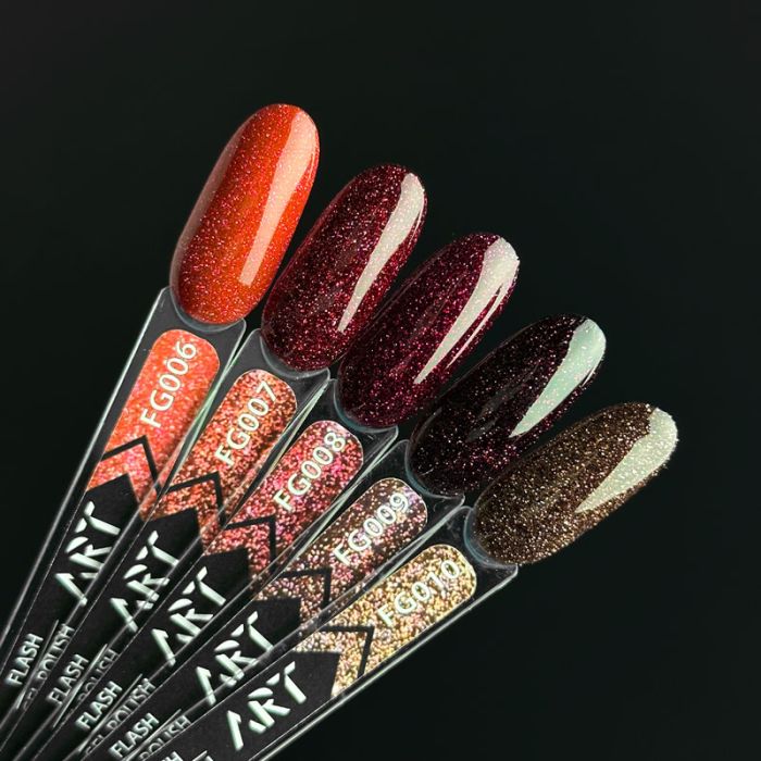 Гель-лак світловідбивний ART Flash Gel Polish №FG007, 6 мл
