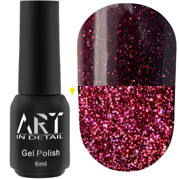 Гель-лак світловідбивний ART Flash Gel Polish №FG008, 6 мл