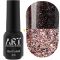 Гель-лак світловідбивний ART Flash Gel Polish №FG010, 6 мл