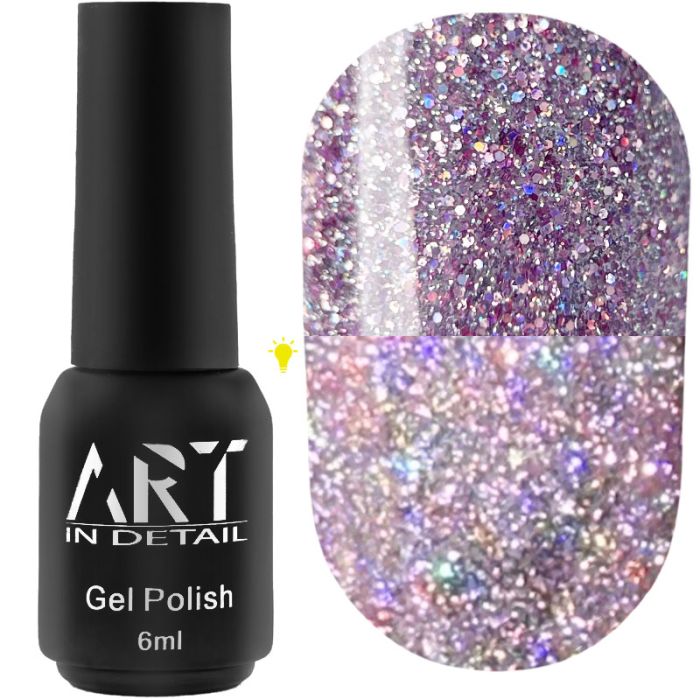 Гель-лак світловідбивний ART Flash Gel Polish №FG012, 6 мл