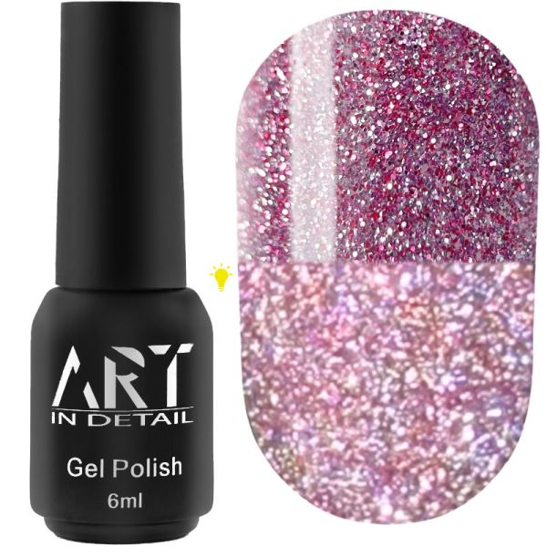 Гель-лак светоотражающий ART Flash Gel Polish №FG014, 6 мл