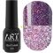 Гель-лак светоотражающий ART Flash Gel Polish №FG015, 6 мл
