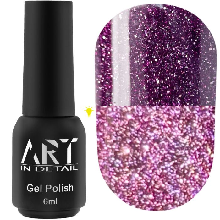 Гель-лак світловідбивний ART Flash Gel Polish №FG017, 6 мл