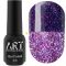 Гель-лак світловідбивний ART Flash Gel Polish №FG019, 6 мл