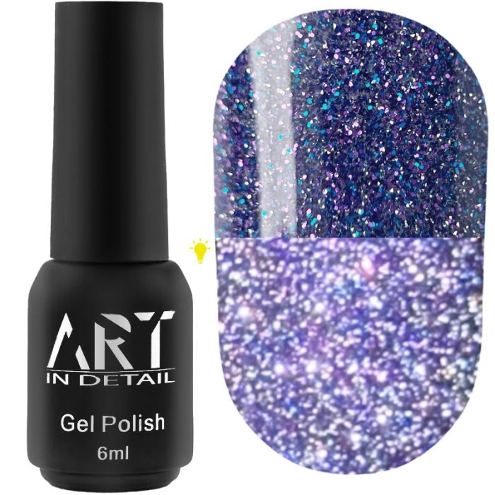 Гель-лак светоотражающий ART Flash Gel Polish №FG020, 6 мл