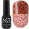 Гель-лак світловідбивний ART Flash Gel Polish №FG022, 6 мл