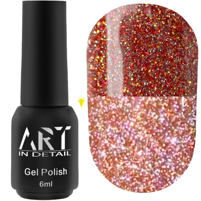 Гель-лак світловідбивний ART Flash Gel Polish №FG022, 6 мл