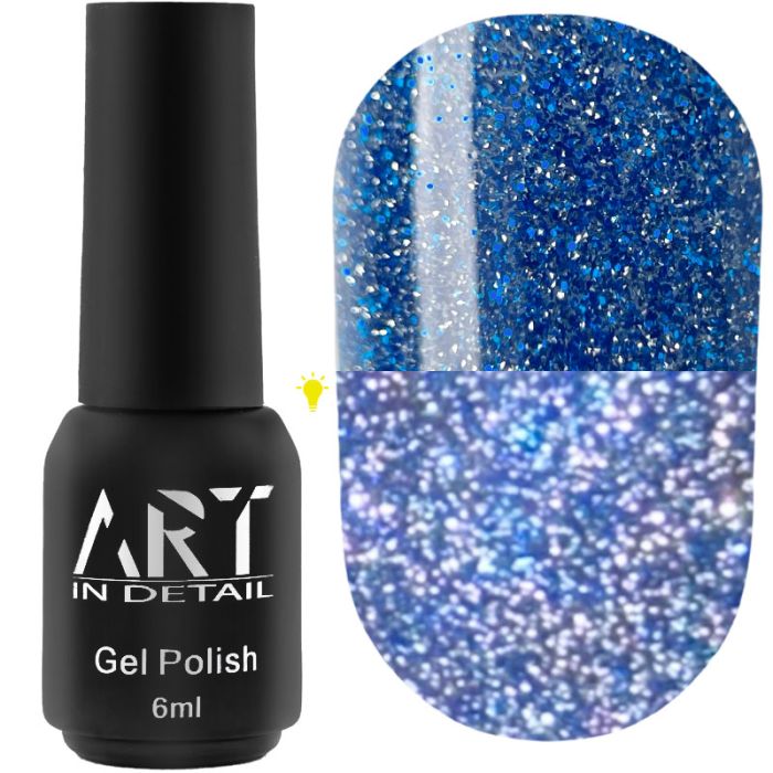 Гель-лак светоотражающий ART Flash Gel Polish №FG025, 6 мл