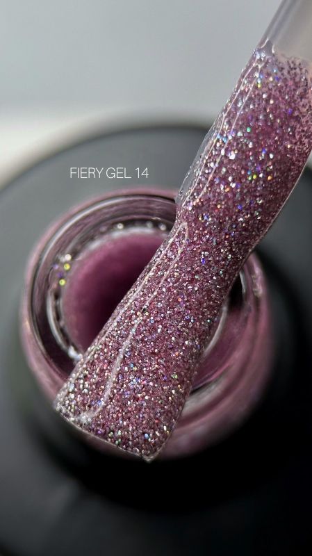 Гель-лак светоотражающий SAGA Fiery Gel 14 9мл
