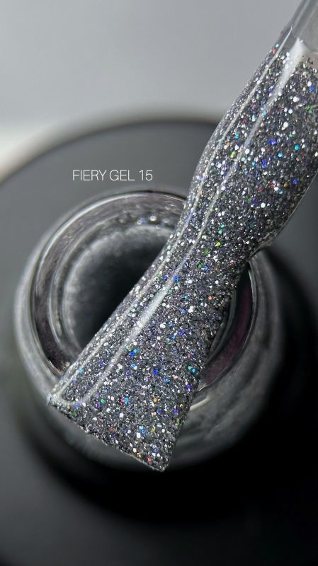 Гель-лак светоотражающий SAGA Fiery Gel 15 9мл