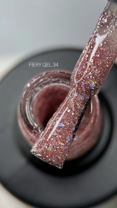 Гель-лак светоотражающий SAGA Fiery 9 мл 34