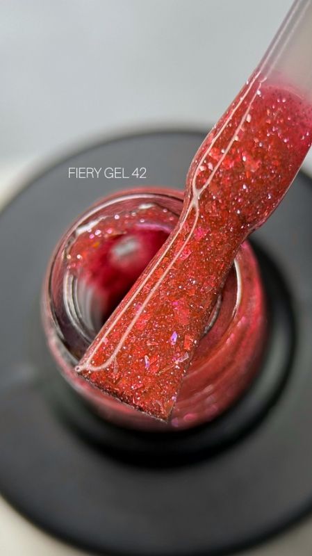 Гель-лак SAGA Fiery gel светоотражающий 9мл
