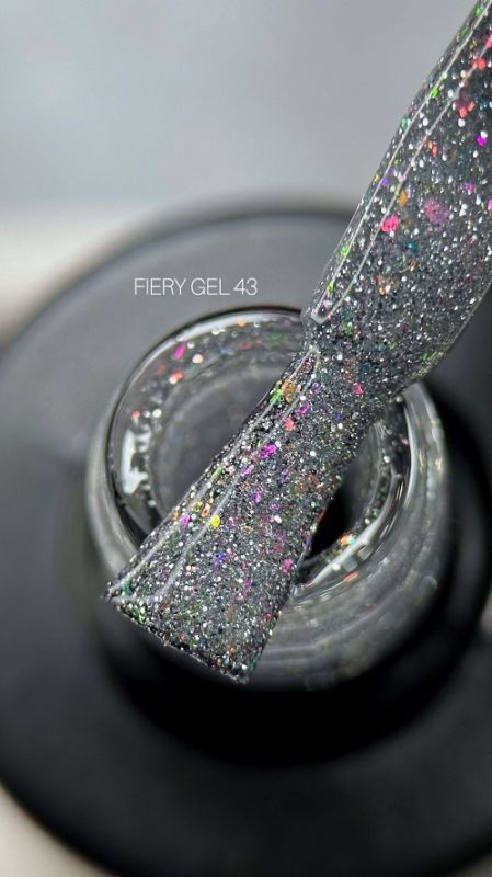 Гель-лак SAGA Fiery gel светоотражающий 9мл  43