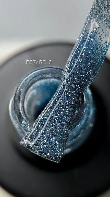 Гель-лак світловідбиваючий SAGA Fiery Gel 08 9мл