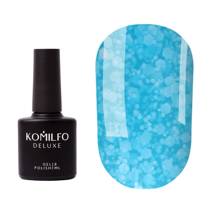 Кольорова база Komilfo Flakes Base 002, 8мл