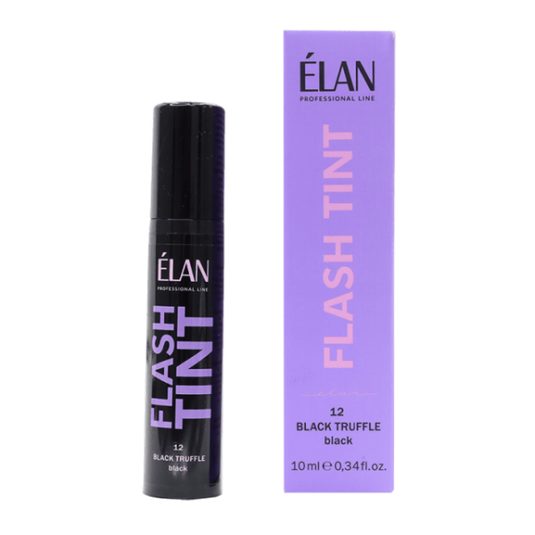 Краска для бровей Elan Flash Tint 12 Black Truffle black 10мл