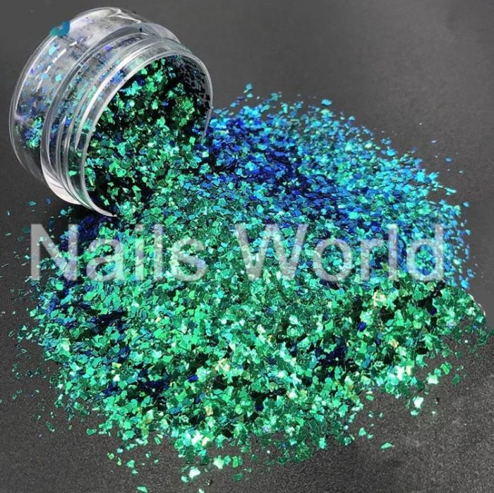 Пластівці Flash Nails World №16 голограмні