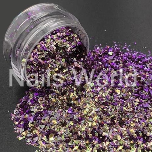 Пластівці Flash Nails World №24 голограмні