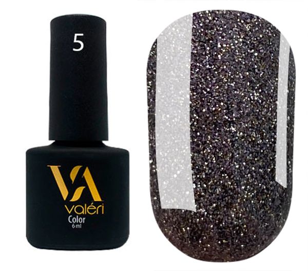 Светоотражающий гель-лак Valeri Flash №05 золотой 6 ml