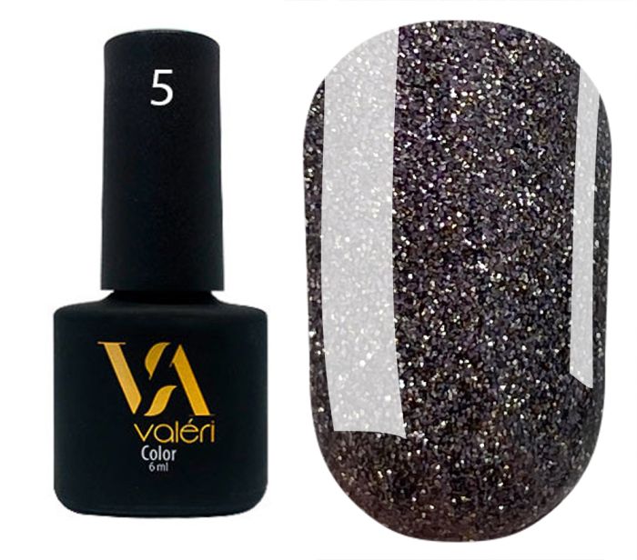 Світловідбивний гель-лак Valeri Flash №05 золотий 6 ml