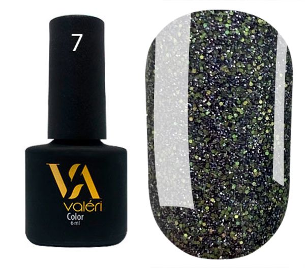 Светоотражающий гель-лак Valeri Flash №07 зеленый 6 ml