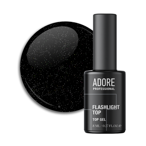 Cвітловідбивний топ Adore Flashing 01 silver, 8мл