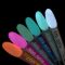 Гель-лак Kira Nails FLUO 008 (ягодный, флуоресцентный), 6 мл