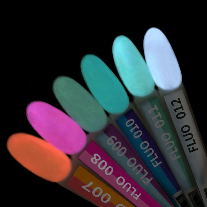 Гель-лак Kira Nails FLUO 008 (ягідний, флуоресцентний), 6 мл