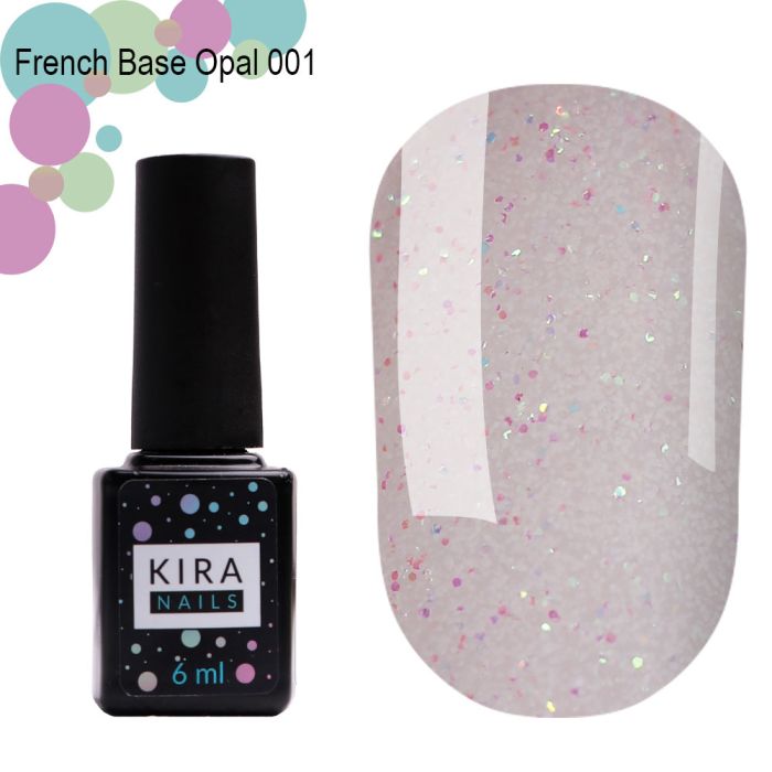 База для гель-лака Kira Nails French Base Opal 001(опал)