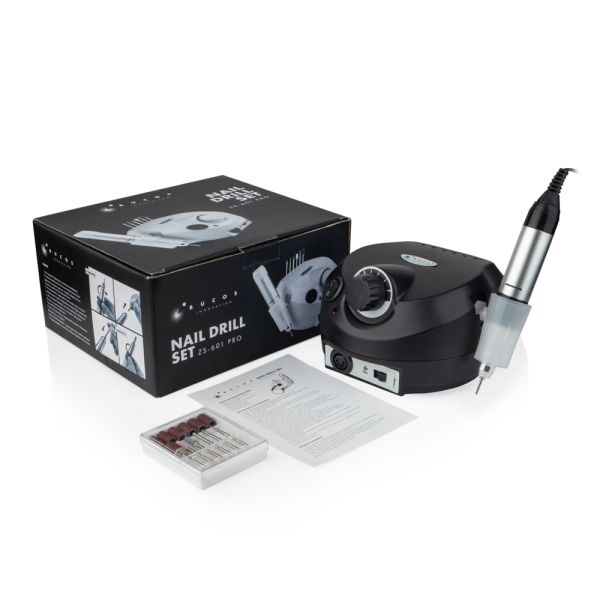 Фрезер для манікюра Nail Drill ZS-601 PRO Black 45Вт 35тис об
