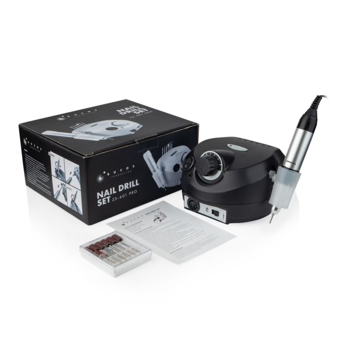 Фрезер для манікюра Nail Drill ZS-601 PRO Black 45Вт 35тис об