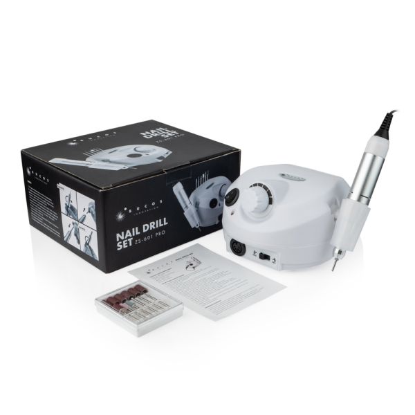 Фрезер для манікюра Nail Drill ZS-601 PRO White 45Вт 35тис об