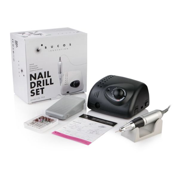 Фрезер для маникюра Bucos Nail Drill ZS-705 BLACK 65 Ватт 35 000 об