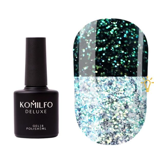 Топ  Komilfo Galaxy Top 003 голографический светоотражающий 8мл