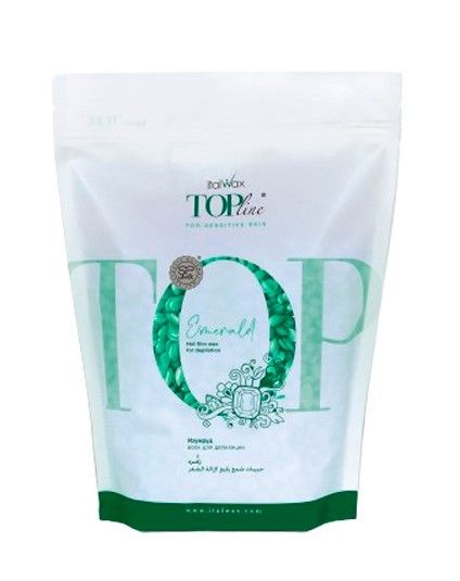 Гарячий плівковий віск у гранулах Italwax Top Line Emerald Смарагд