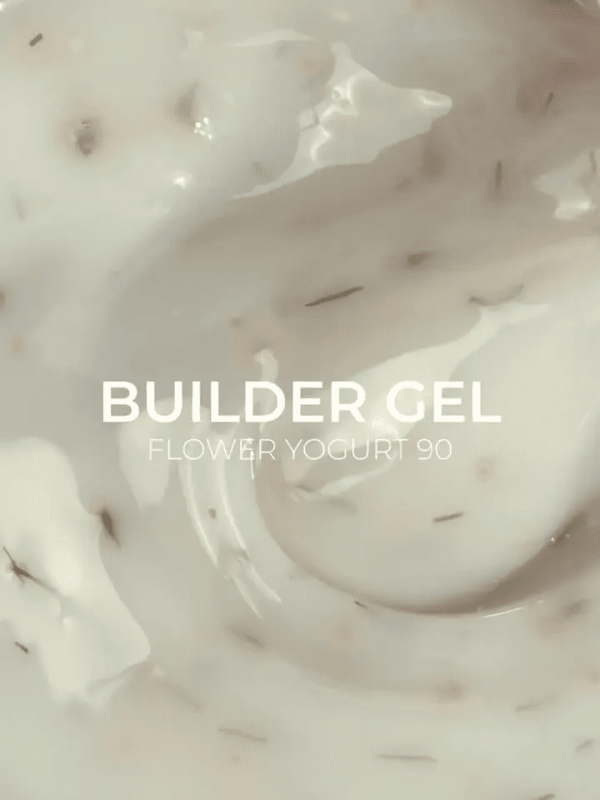 Гель Edlen Flower Yogurt 90, молочний із сухоцвітами, 30 мл
