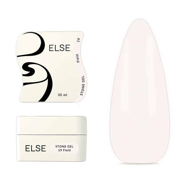 Гель Else Stone Gel 19 Field теплий молочний бежевий, 30мл