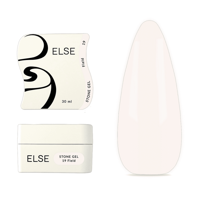 Гель Else Stone Gel 19 Field теплий молочний бежевий, 30мл