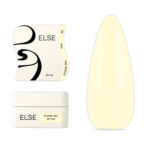 Гель Else Stone Gel 20 Hay пастельно-жовтий, 30мл