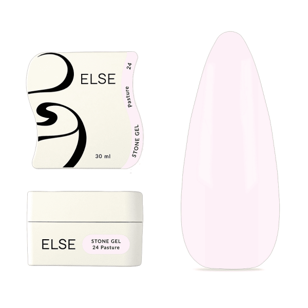 Гель Else Stone Gel 24 Pasture рожево-молочний нюд, 30мл