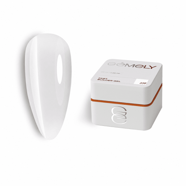 Гель GEMELY Fast builder gel 39, молочный с легким розовым подтоном, 30 мл