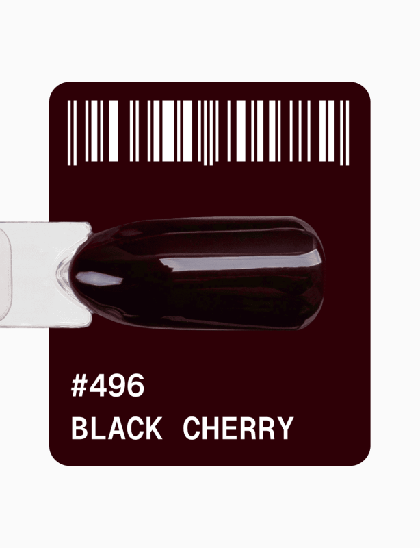 Гель-лак Adore 496 black cherry темно-вишневий 12мл