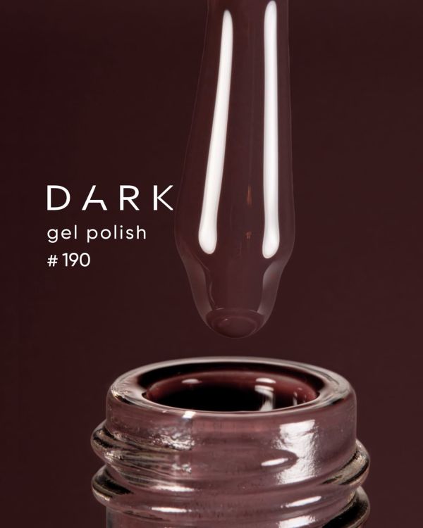 Гель-лак Dark 190 Трюфельний мокко