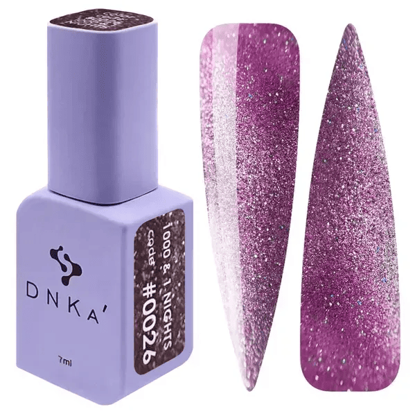 Гель-лак DNKa’ 1000 & 1 Nights 26 котяче око фіолетово-ліловий, 7 мл