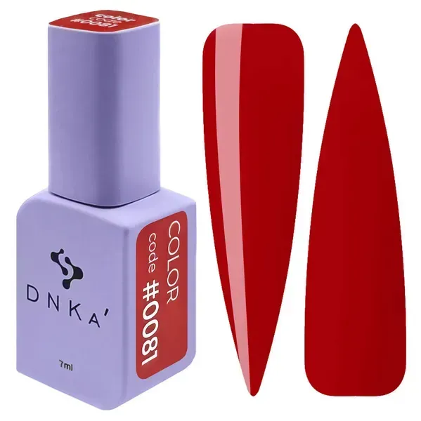Гель-лак DNK`a 81 червоний, 7мл